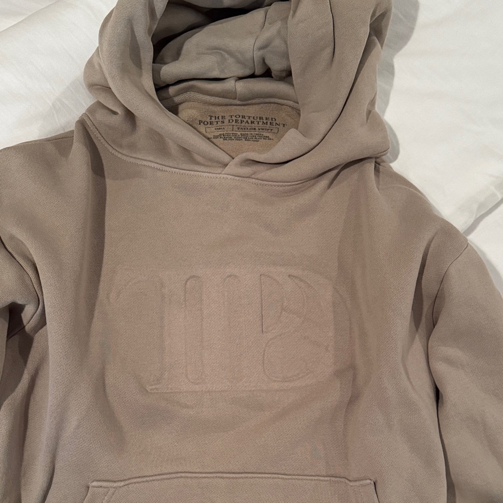 Taylor Swift TTPD Beige Hoodie